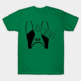 BOSS Boston Terrier Shirt T-Shirt